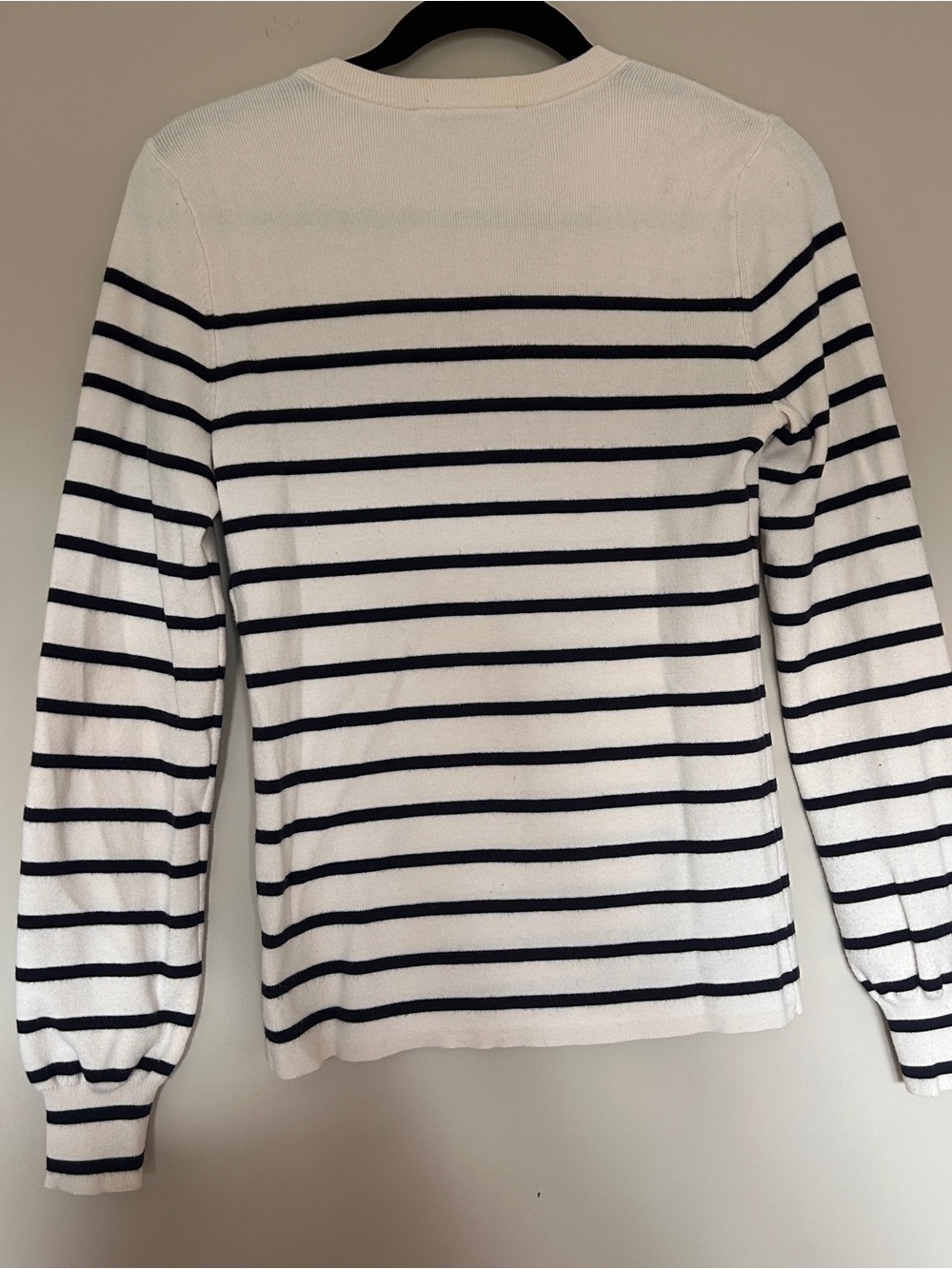 LOFT Striped Button Top - Picture 3 of 4